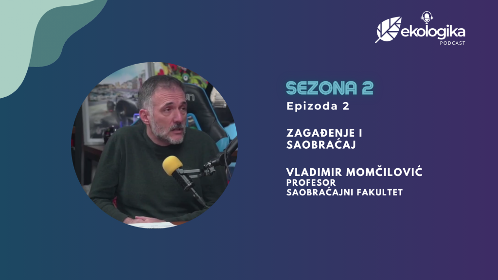 Saobraćaj i zagađenje: Ekologika podcast, gost Vladimir Momčilović
